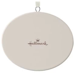 Hallmark 1-Sided Oval Ceramic Photo Ornament -Hallmark 1Sided Oval Ceramic Photo Ornament 1999QHE1911B1 06