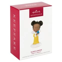 Hallmark Mary's Angels Sunflower Ornament -Hallmark Angel on Cloud With Bluebird Keepsake Ornament 1599QXR8227 04