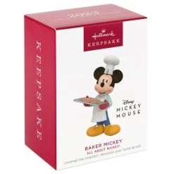 Hallmark Disney All About Mickey! Baker Mickey Ornament -Hallmark Baker Mickey With Cookie Sheet Keepsake Ornament 1699QXR8187 04