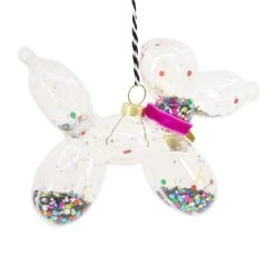 Signature Balloon Dog Premium Glass Hallmark Ornament -Hallmark Balloon Animal Dog Premium Glass Christmas Ornament 1HDL2168 06