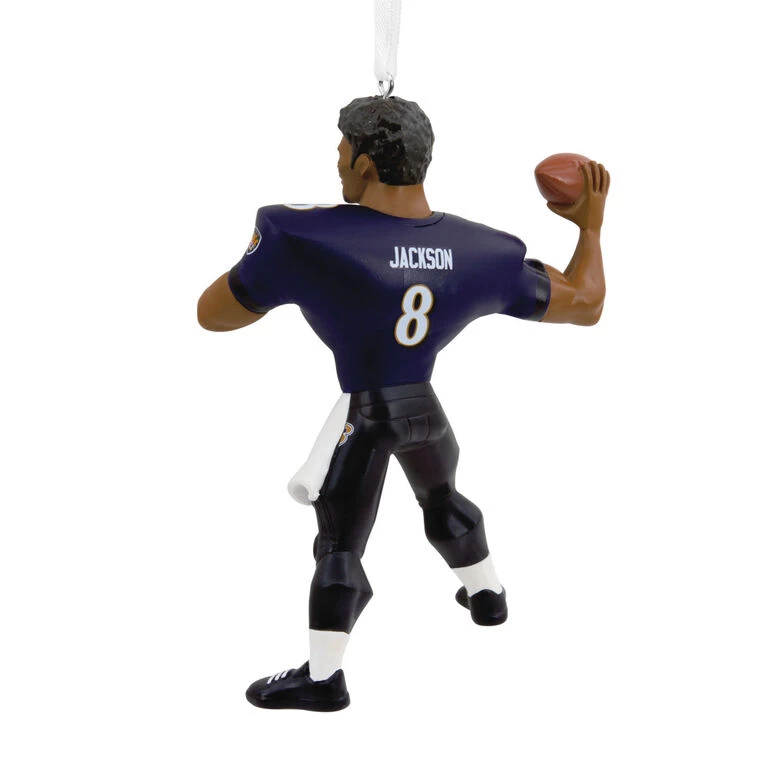 NFL Baltimore Ravens Lamar Jackson Hallmark Ornament 5 NFL Baltimore Ravens Lamar Jackson Hallmark Ornament - Image 5