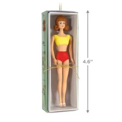 Hallmark Barbie™ Barbie's Best Friend, Midge™ Ornament -Hallmark Barbie Midge in Box Keepsake Ornament 1899QXI7009 03