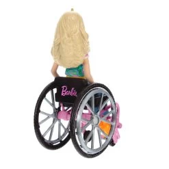 Hallmark Barbie™ Fashionista With Wheelchair Ornament -Hallmark Barbie in Wheelchair Keepsake Ornament 1999QXI7017 06