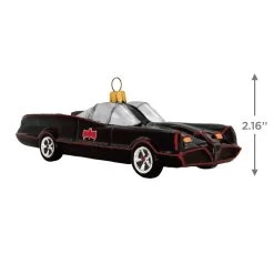 Hallmark Batman™ The Classic TV Series Batmobile™ Glass Ornament 8 Hallmark Batman™ The Classic TV Series Batmobile™ Glass Ornament -Hallmark Batmobile Keepsake Ornament 1QEP3049 03