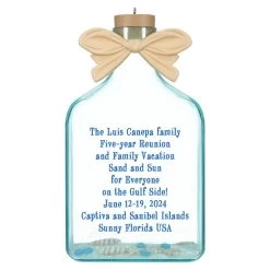 Hallmark A Day At The Beach Personalized Text Ornament
