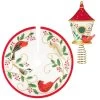 Hallmark Mini The Beauty Of Birds Christmas Tree Topper And Tree Skirt, Set Of 2