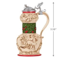 Hallmark Beer Stein 2023 Ornament -Hallmark Beer Stein Keepsake Ornament 1799QGO2487 03