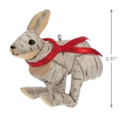 Hallmark Birch Hare Ornament -Hallmark Birch Wood Rabbit Keepsake Ornament 1599QGO2969 03
