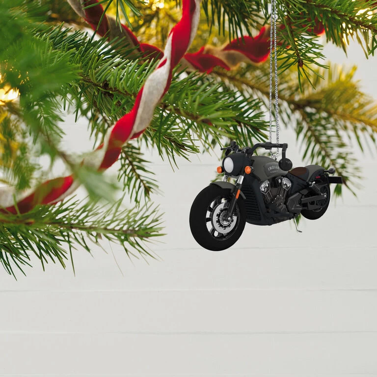 Hallmark Indian Motorcycle® Scout Bobber 2023 Metal Ornament 2 Hallmark Indian Motorcycle® Scout Bobber 2023 Metal Ornament - Image 2