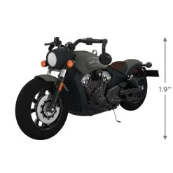 Hallmark Indian Motorcycle® Scout Bobber 2023 Metal Ornament 8 Hallmark Indian Motorcycle® Scout Bobber 2023 Metal Ornament -Hallmark Black Indian Motorcycle Keepsake Ornament 2199QXI6037 03
