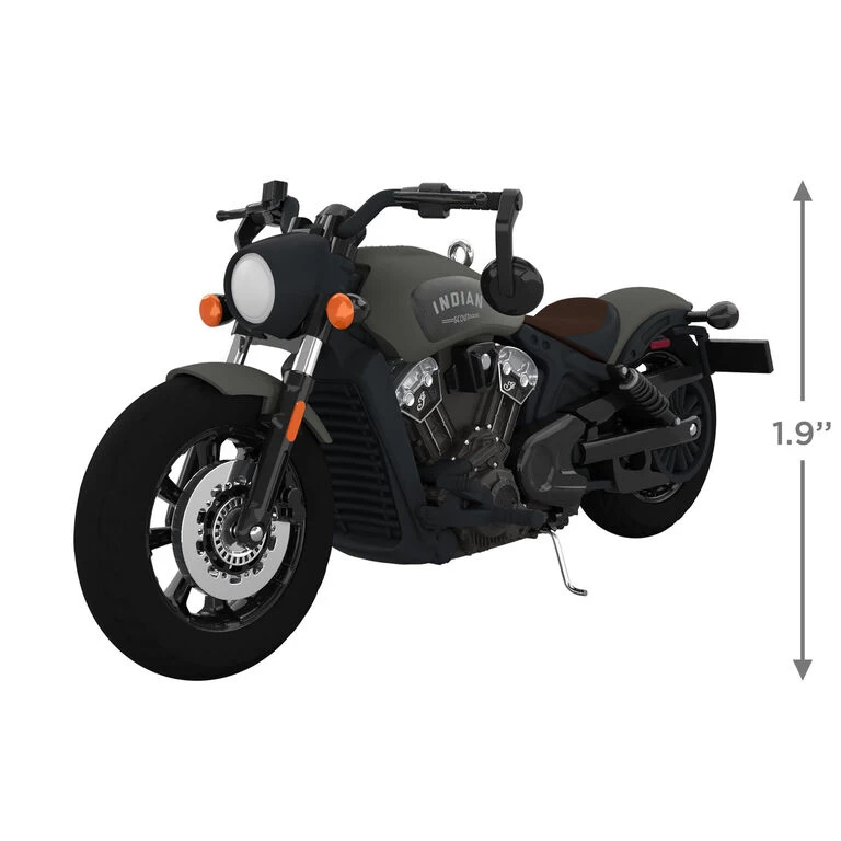 Hallmark Indian Motorcycle® Scout Bobber 2023 Metal Ornament 3 Hallmark Indian Motorcycle® Scout Bobber 2023 Metal Ornament - Image 3