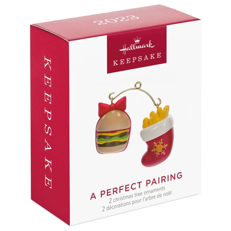Hallmark Mini A Perfect Pairing Ornaments, Set Of 2 4 Hallmark Mini A Perfect Pairing Ornaments, Set Of 2 - Image 4