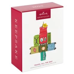 Hallmark Travel All The Way 2023 Ornament -Hallmark Christmas Tree of Luggage Keepsake Ornament 1899QGO2907 04