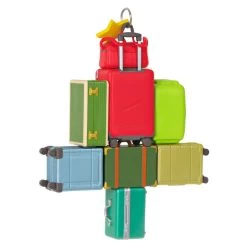 Hallmark Travel All The Way 2023 Ornament -Hallmark Christmas Tree of Luggage Keepsake Ornament 1899QGO2907 06
