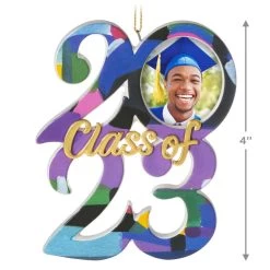 Hallmark Congrats, Grad! 2023 Ceramic Photo Frame Ornament -Hallmark Class of 2023 Picture Frame Keepsake Ornament 1999QHX3089 03