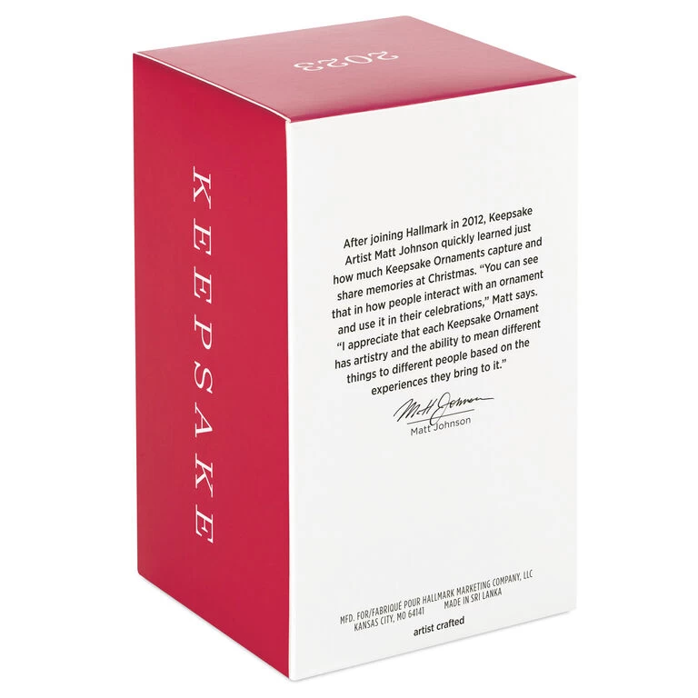 Hallmark Dad & Me Hot Cocoa Mug 2023 Ornament 5 Hallmark Dad & Me Hot Cocoa Mug 2023 Ornament - Image 5