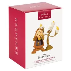 Hallmark Disney Beauty And The Beast Lumiere And Cogsworth Ornament -Hallmark Disney Lumiere and Cogsworth Keepsake Ornament 2499QXE3277 04