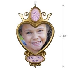 Hallmark Disney Our Little Princess Personalized Photo Frame Ornament -Hallmark Disney Our Little Princess Picture Frame Personalized Keepsake Ornament 2499QHE2112B1 03