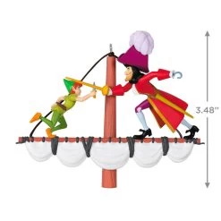 Hallmark Disney Peter Pan 70th Anniversary Swashbuckling Showdown Ornament -Hallmark Disney Peter Pan and Hook Keepsake Ornament 2499QXD6617 03