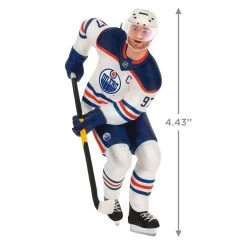 Hallmark NHL® Edmonton Oilers® Connor McDavid Ornament -Hallmark Edmonton Oilers Connor McDavid Keepsake Ornament 2299QXI7169 03