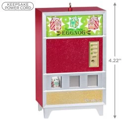Hallmark Nellco Eggnog Machine Musical Ornament With Light -Hallmark Eggnog Vending Machine Keepsake Ornament 2599QGO2649 03