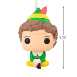 Elf Buddy The Elf™ Funko POP!® Hallmark Ornament -Hallmark Elf Buddy the Elf Funko POP Christmas Ornament 3HCM1107 03