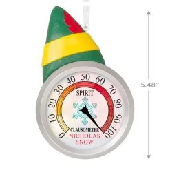 Hallmark Elf™ Clausometer Personalized Ornament With Light -Hallmark Elf Clausometer Personalized Keepsake Ornament With Light 2999QHE2117B1 03