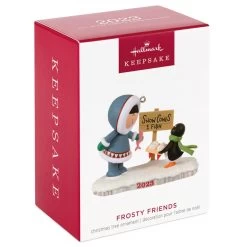 Hallmark Frosty Friends 2023 Ornament -Hallmark Eskimo and Penguin Keepsake Ornament 1699QXR8029 04