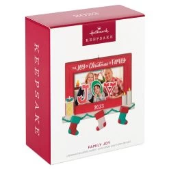 Hallmark Family Joy 2023 Photo Frame Ornament -Hallmark Family Joy 2023 Picture Frame Keepsake Ornament 1599QGO2587 04