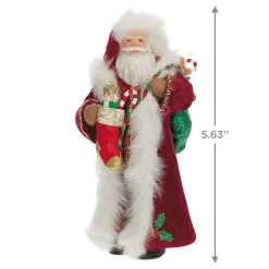 Hallmark Father Christmas Ornament -Hallmark Father Christmas With Toy Bag Keepsake Ornament 2499QXR8137 03