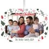 Hallmark Festive Fun Personalized Text And Photo Metal Ornament