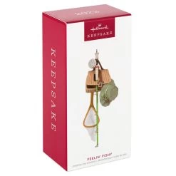 Hallmark Feelin' Fishy 2023 Ornament -Hallmark Fishing Gear Keepsake Ornament 1699QGO2899 04
