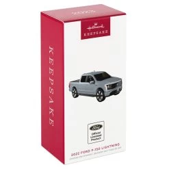 Hallmark 2022 Ford F-150 Lightning 2023 Metal Ornament -Hallmark Ford F150 Truck Keepsake Ornament 2199QXI6017 04