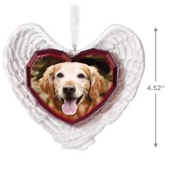 Hallmark Forever Loved Memorial Heart And Angel Wings Photo Personalized Ornament -Hallmark Forever Loved Memorial Heart and Angel Wings Photo Personalized Keepsake Ornament 2499QHE2119B2 03