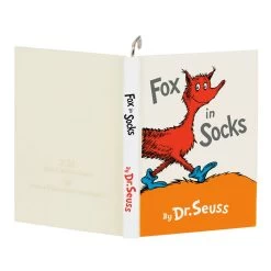 Hallmark Dr. Seuss's Fox In Socks™ Who Sews Whose Socks? Ornament -Hallmark Fox in Socks Book Keepsake Ornament 1799QXI7319 06