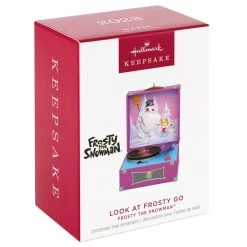 Hallmark Frosty The Snowman™ Look At Frosty Go Ornament With Light And Sound -Hallmark Frosty the Snowman Record Player Keepsake Ornament 2499QXI6279 04