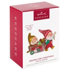 Hallmark Gnome For Christmas Special Edition 2023 Ornament -Hallmark Gnomes With Christmas Decorations Keepsake Ornament 2199QGO2817 04