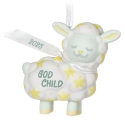 Hallmark 37 Hallmark Godchild 2023 Porcelain Ornament