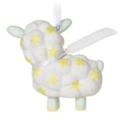Hallmark Godchild 2023 Porcelain Ornament -Hallmark Godchild Lamb Keepsake Ornament 1799QGO2609 06