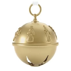 Hallmark 50th Anniversary Ring In The Season Special Edition Metal Bell Ornament -Hallmark Gold Jingle Bell Keepsake Ornament 2899QGO2989 06