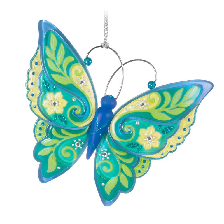 Hallmark Brilliant Butterflies Special Edition Ornament 1 Hallmark Brilliant Butterflies Special Edition Ornament