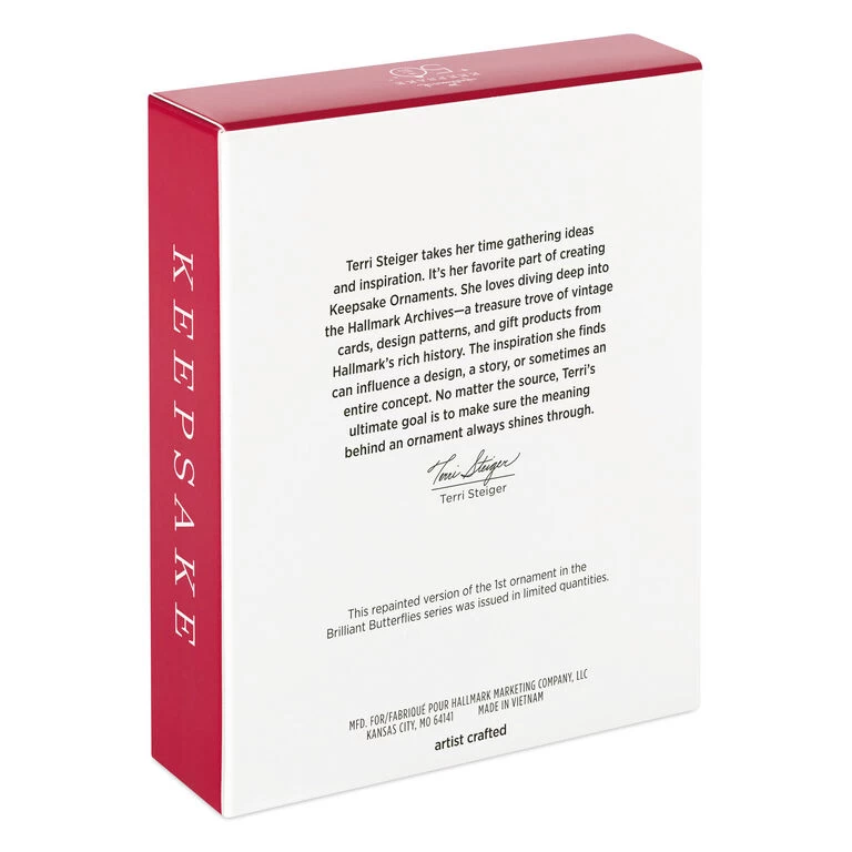 Hallmark Brilliant Butterflies Special Edition Ornament 5 Hallmark Brilliant Butterflies Special Edition Ornament - Image 5
