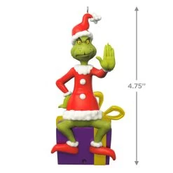 Hallmark Dr. Seuss's How The Grinch Stole Christmas!™ Grinch Peekbuster Ornament With Motion-Activated Sound -Hallmark Grinch Peekbuster Keepsake Ornament 2699QXI7067 03