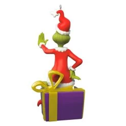 Hallmark Dr. Seuss's How The Grinch Stole Christmas!™ Grinch Peekbuster Ornament With Motion-Activated Sound -Hallmark Grinch Peekbuster Keepsake Ornament 2699QXI7067 06