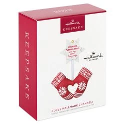 I Love Hallmark Channel! Ornament 9 I Love Hallmark Channel! Ornament -Hallmark Hallmark Channel Red Mittens Keepsake Ornament 1599QGO2949 04