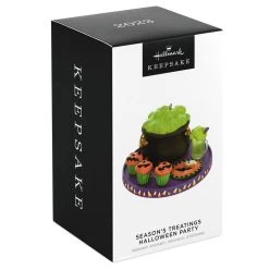 Hallmark Season's Treatings Halloween Party 2023 Ornament -Hallmark Halloween Treats Tray Keepsake Ornament 1799QFO5337 04