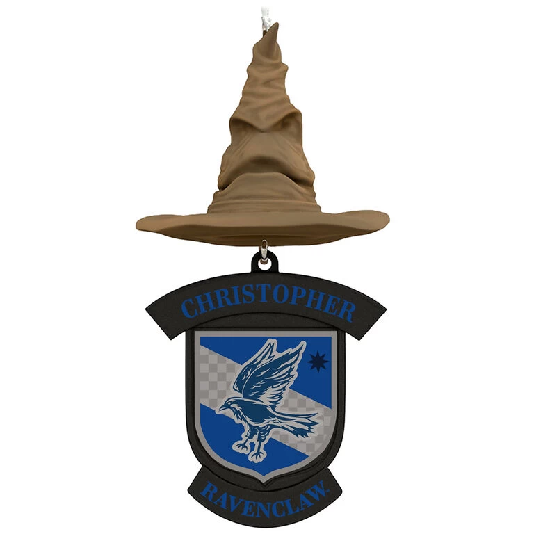 Harry Potter™ Sorting Hat Personalized Text Ornament, Ravenclaw™ 1 Harry Potter™ Sorting Hat Personalized Text Ornament, Ravenclaw™