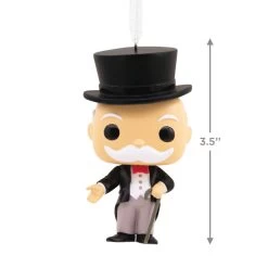 Hasbro® Mr. Monopoly Funko POP!® Hallmark Ornament -Hallmark Hasbro Mr. Monopoly Funko POP Christmas Ornament 3HCM2311 03