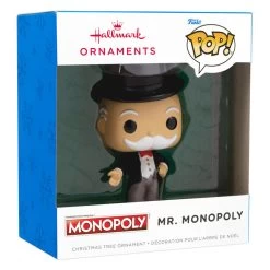 Hasbro® Mr. Monopoly Funko POP!® Hallmark Ornament -Hallmark Hasbro Mr. Monopoly Funko POP Christmas Ornament 3HCM2311 04