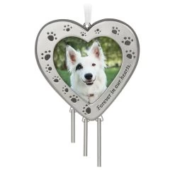 Hallmark Forever In Our Hearts Metal Photo Frame Pet Memorial Ornament